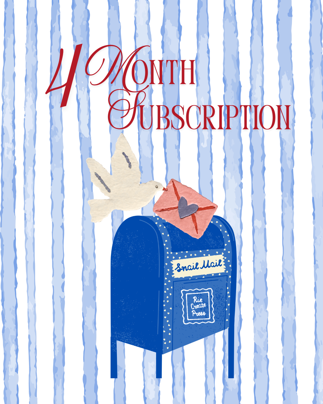 Slowdays snail mail 4 month subscription