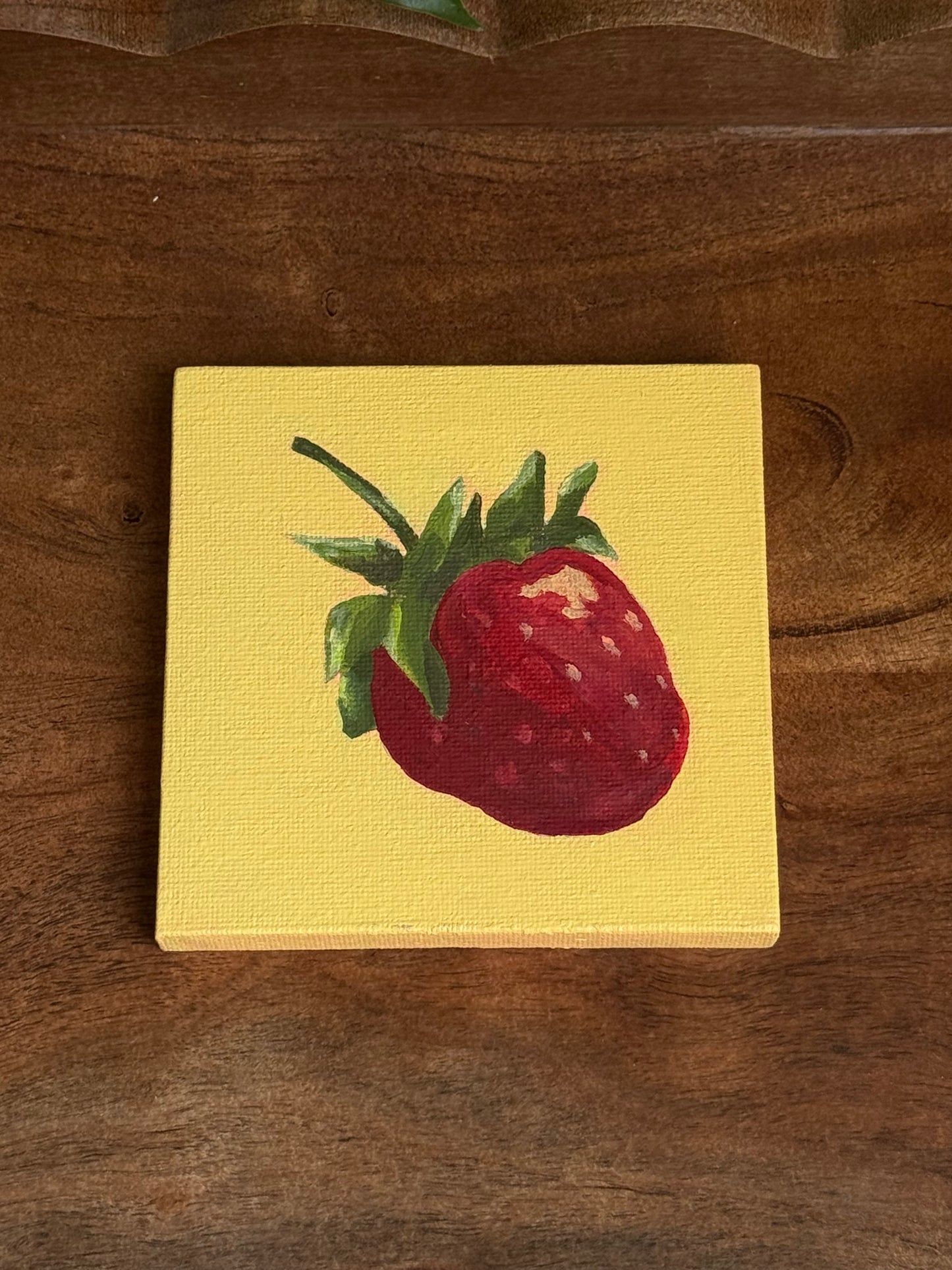 Mini Painting Strawberry