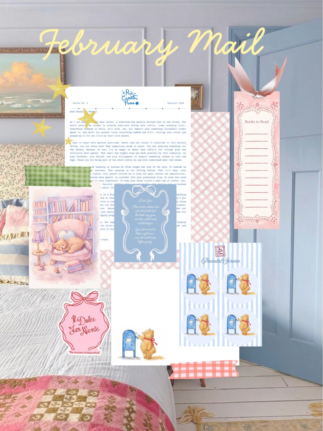 Rie Create Press February Snail Mail 2026 Issue