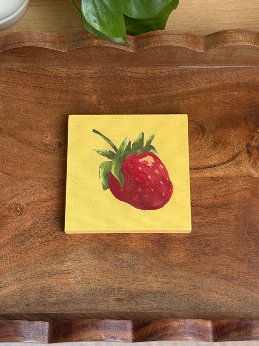 Mini Painting Strawberry