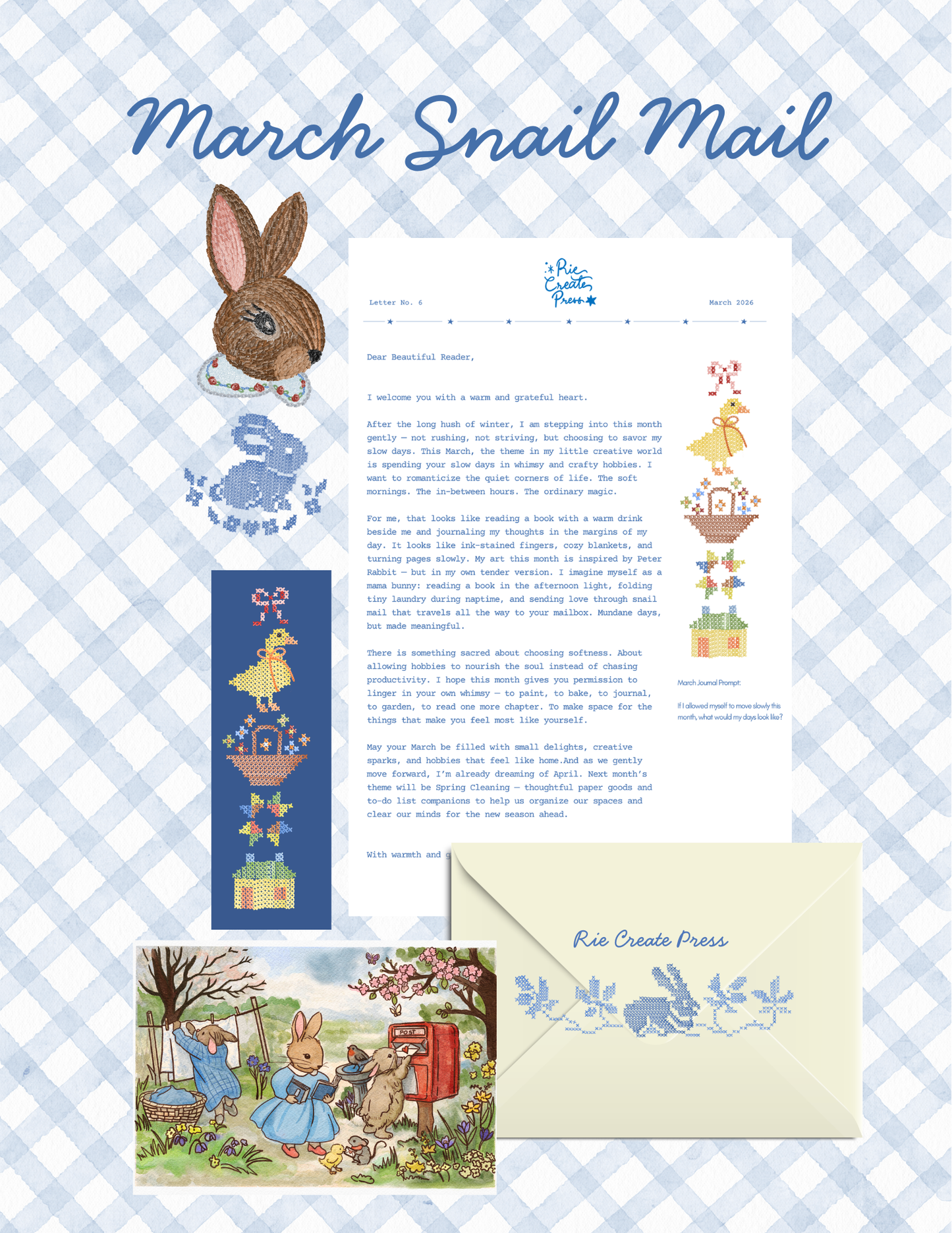 Rie Create Press March 2026 Snail Mail Issue