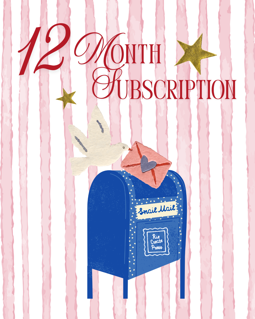 12 Months Snail Mail Subscription