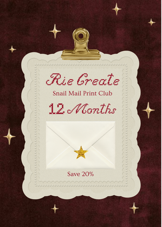 12 Months Snail Mail Subscription